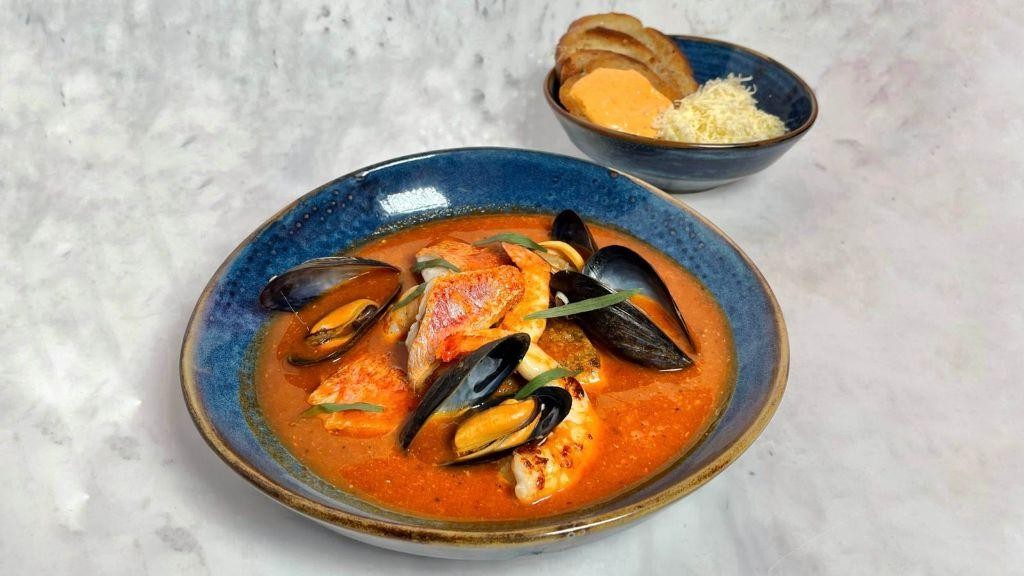 Bouillabaisse with Rouille Sauce