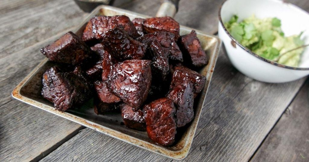 Bourbon Glazed Steak