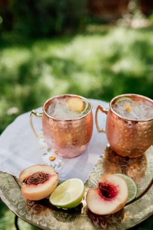 Bourbon Peach Kentucky Mule