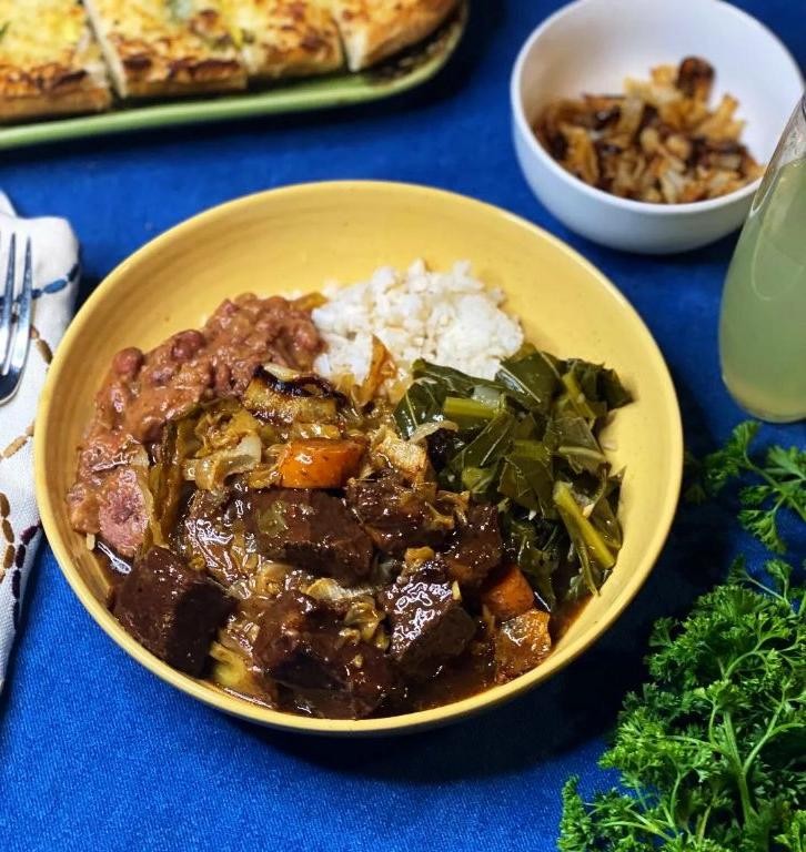 Braised Cabbage and Beef
