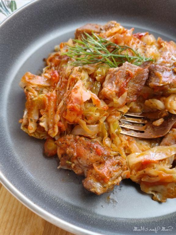 Braised Cabbage and Pork