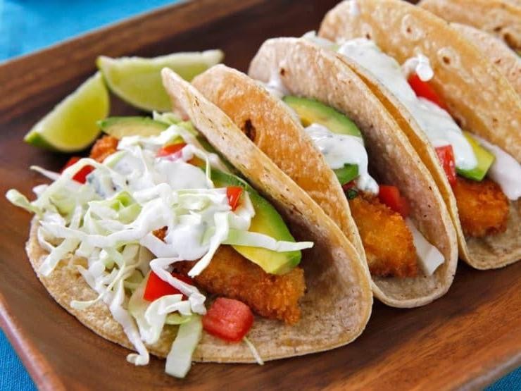Breaded Tilapia Tacos