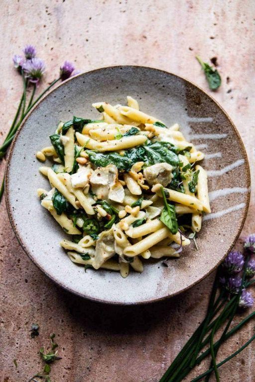 Brie and Artichoke Pasta
