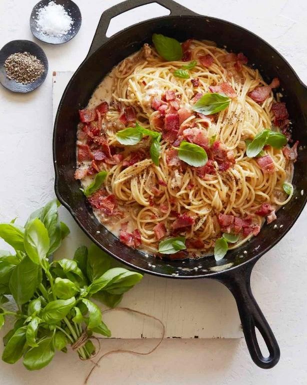 Brie and Bacon Pasta