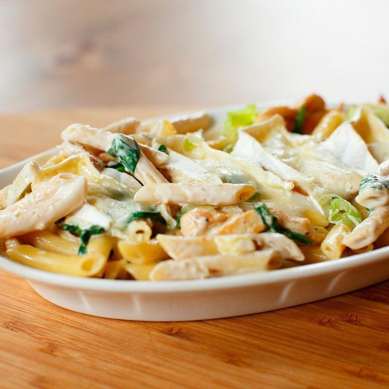 Brie and Leek Pasta