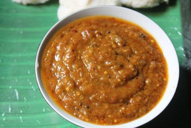 Brinjal Chutney for Dosa