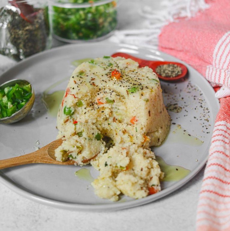 Broccoli and Cheese Upma