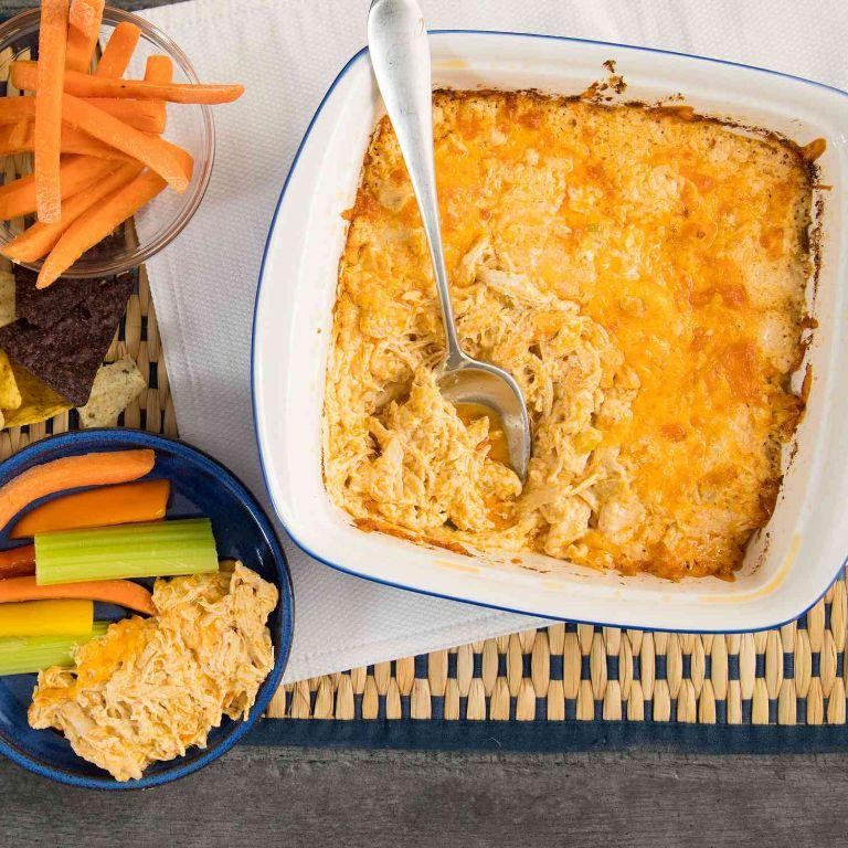 Buffalo Chicken Dip with Mozzarella