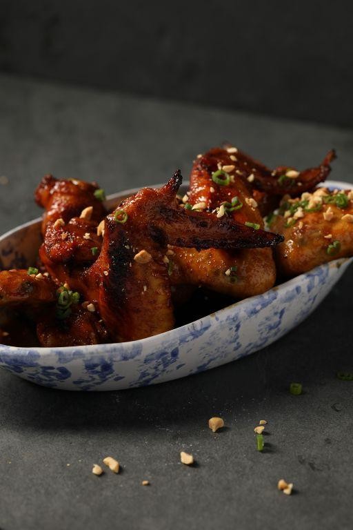 Buffalo Trace Bourbon Glazed Chicken Wings