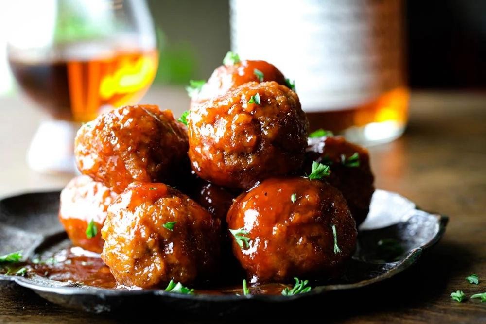 Buffalo Trace Bourbon Meatballs