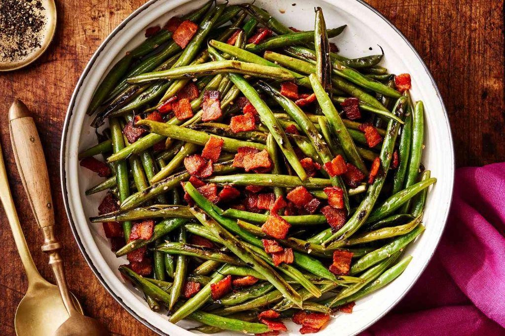 Bush Bean and Bacon Skillet