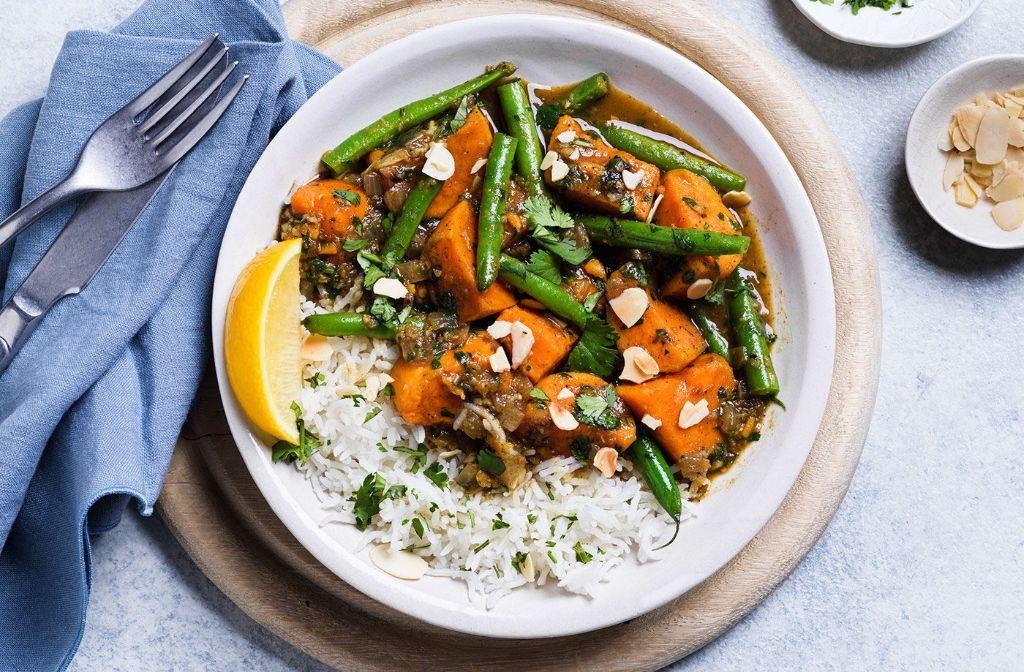 Bush Bean and Sweet Potato Curry