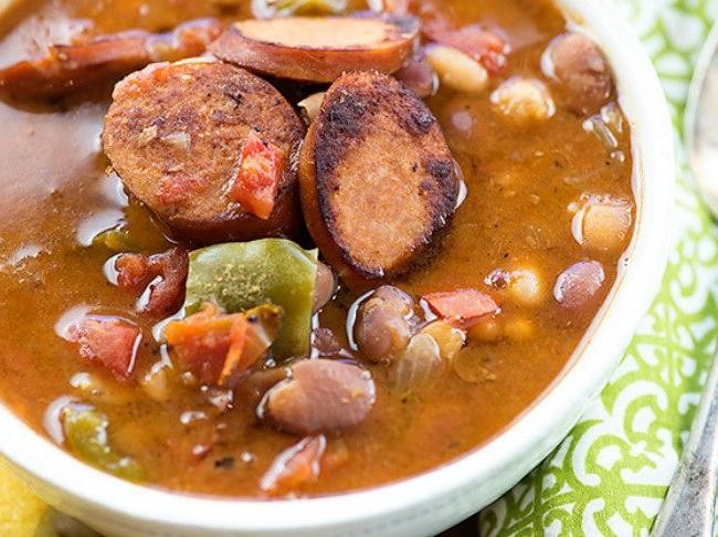 Cajun Red Bean and Sausage Soup