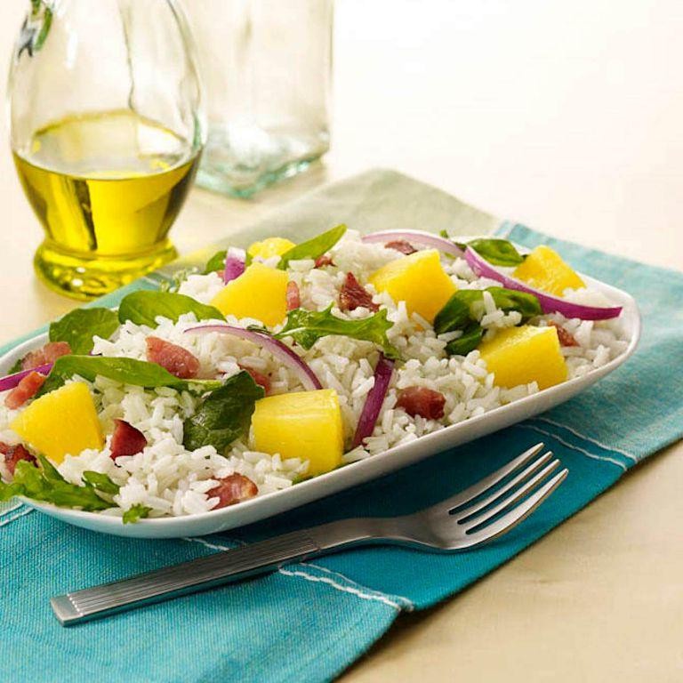 California Rice Salad with Fresh Vegetables