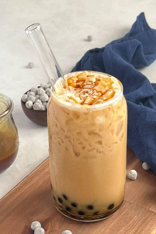 Caramel Almond Milk Tea