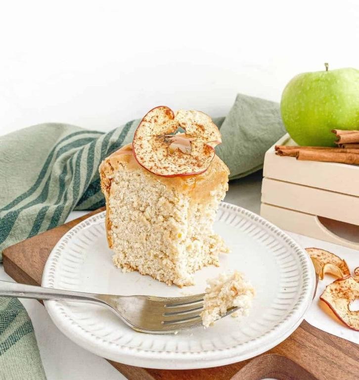 Caramel Apple Angel Food Cake