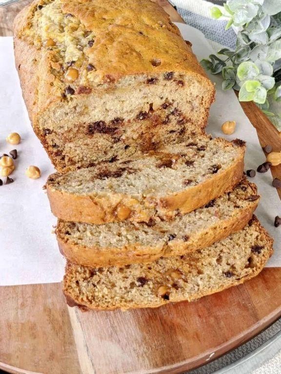 Caramel Banana Bread with Kraft Caramel Bits