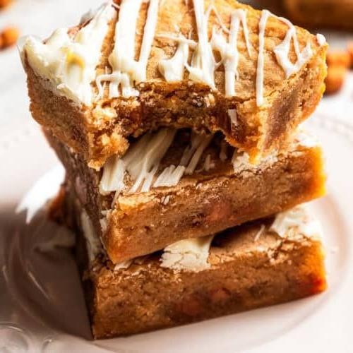 Caramel Bits Blondies