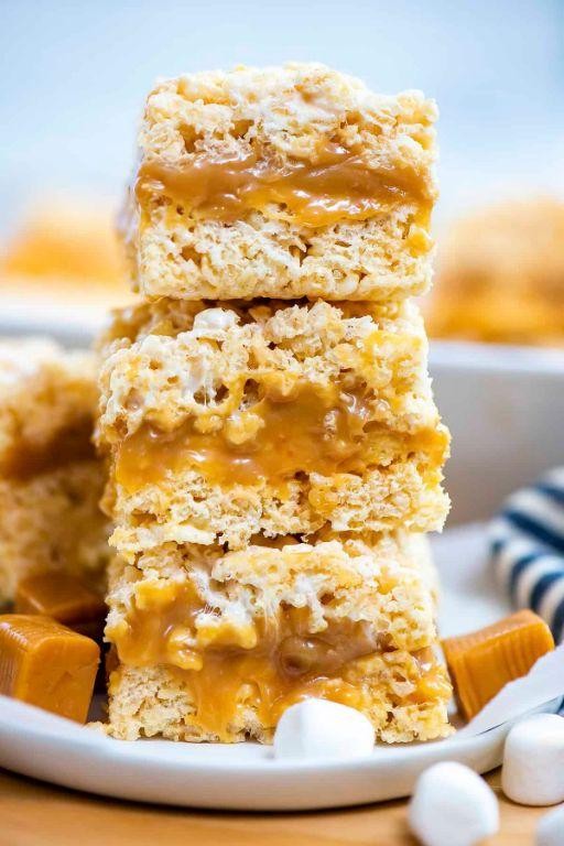 Caramel Rice Krispies Treats