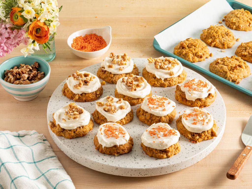 Carrot Cake Easter Cookies