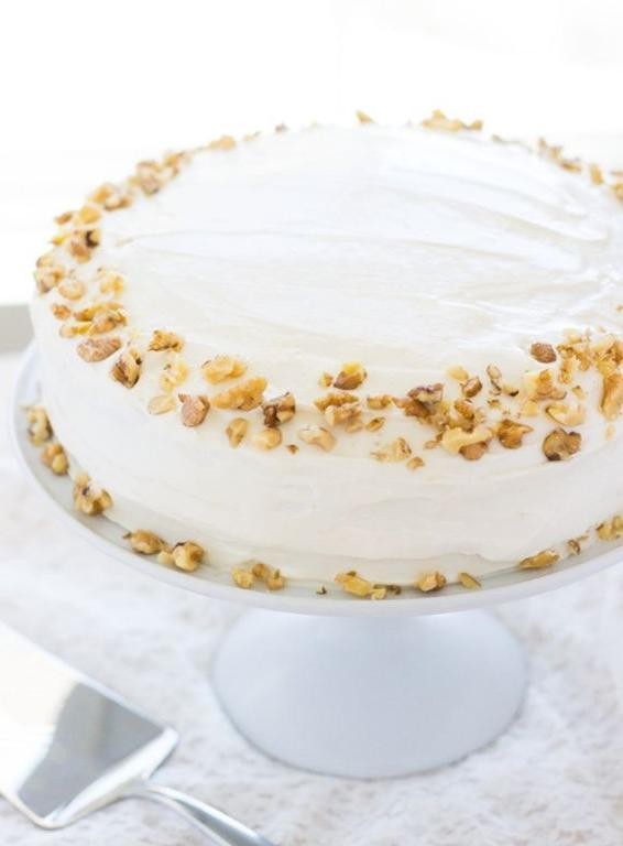 Carrot Cake with Greek Yogurt Frosting