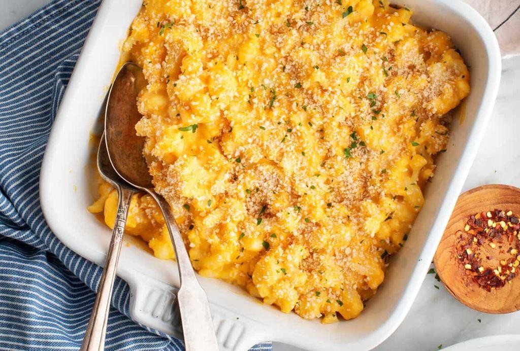 Cauliflower Mac and Cheese Casserole