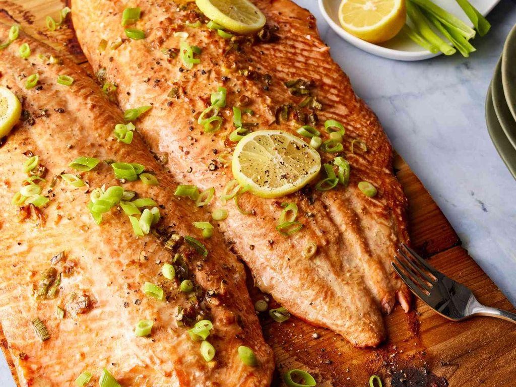 Cedar Plank Grilled Salmon