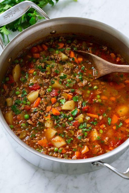 Celery Hamburger Soup
