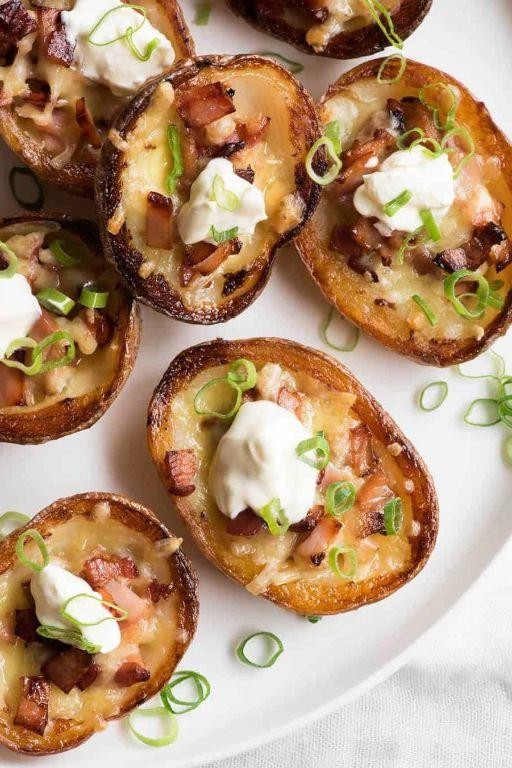 Cheese and Bacon Potato Skins
