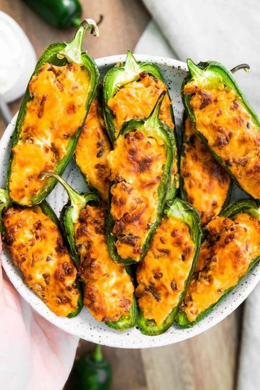 Cheesy Air Fryer Jalapeno Poppers