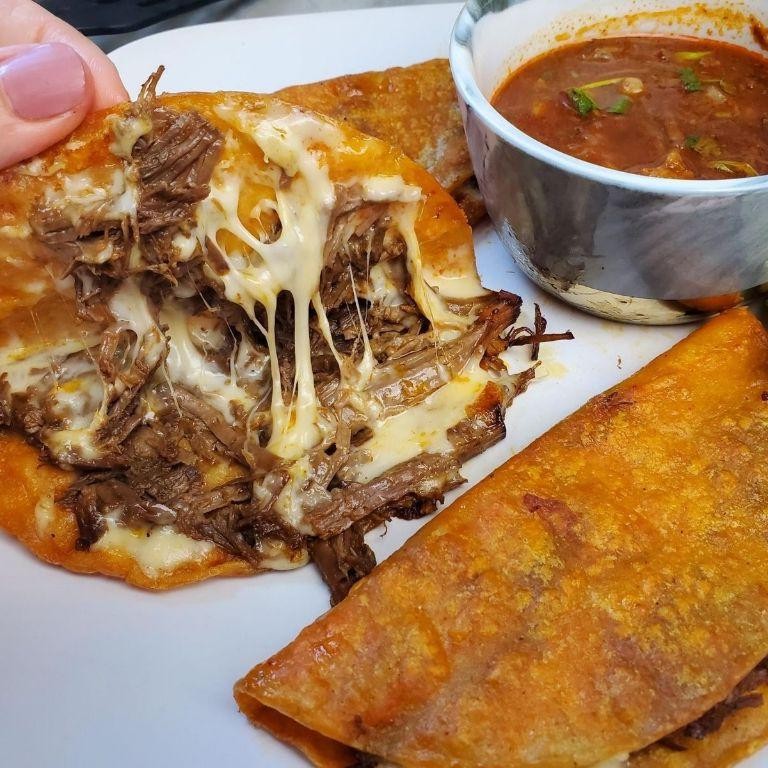 Cheesy Birria Quesatacos
