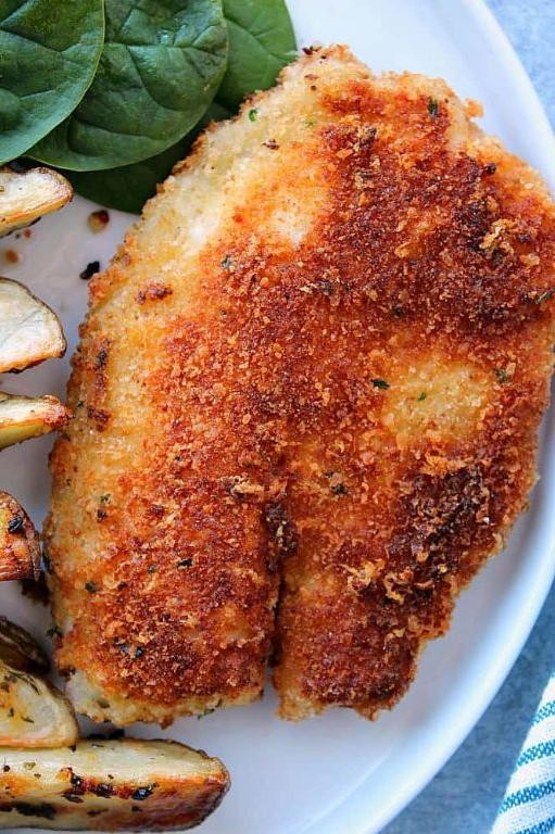 Cheesy Breaded Tilapia
