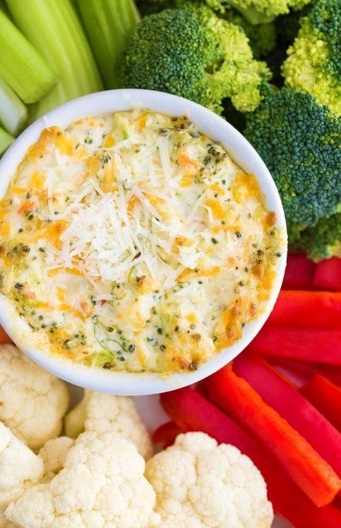 Cheesy Broccoli Veggie Dip