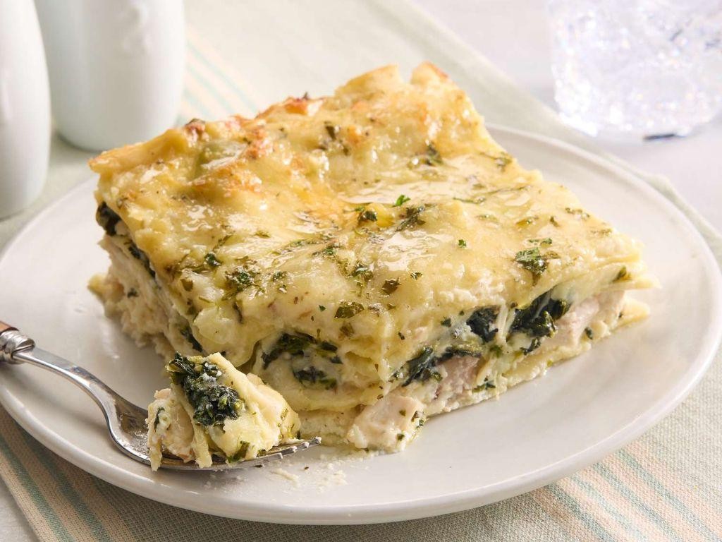 Cheesy Chicken Lasagna