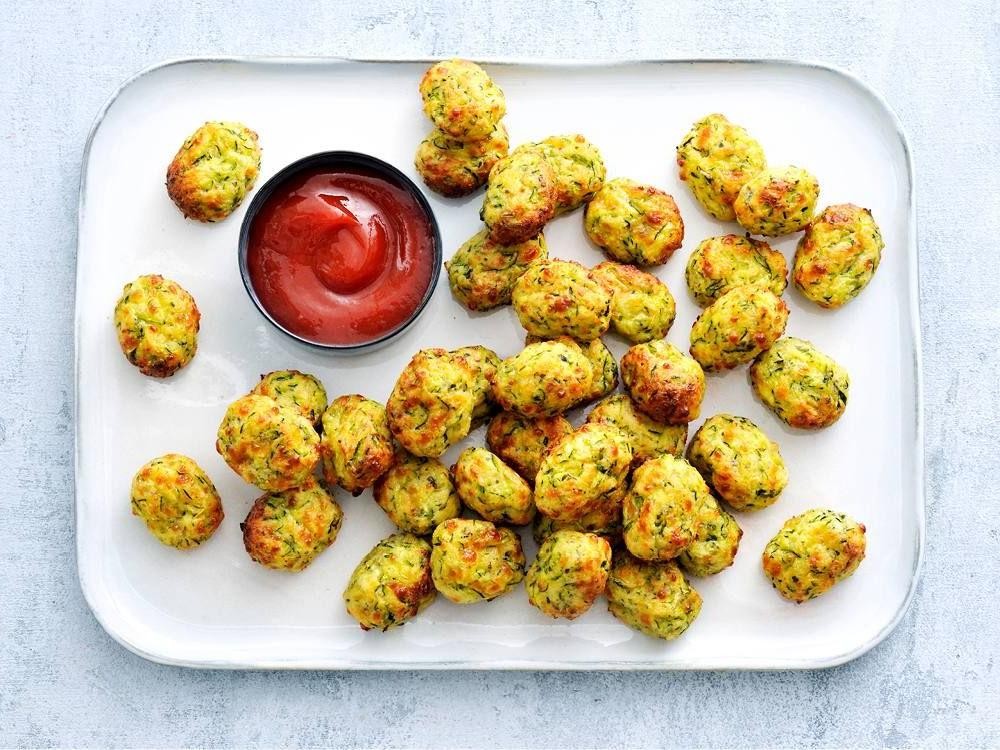 Cheesy Zucchini Tots
