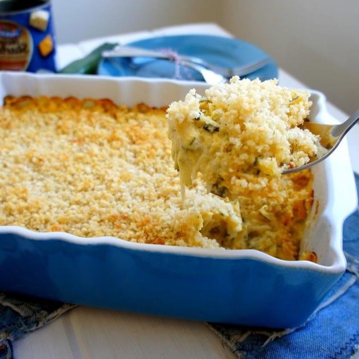 Cheesy Zucchini and Potato Casserole
