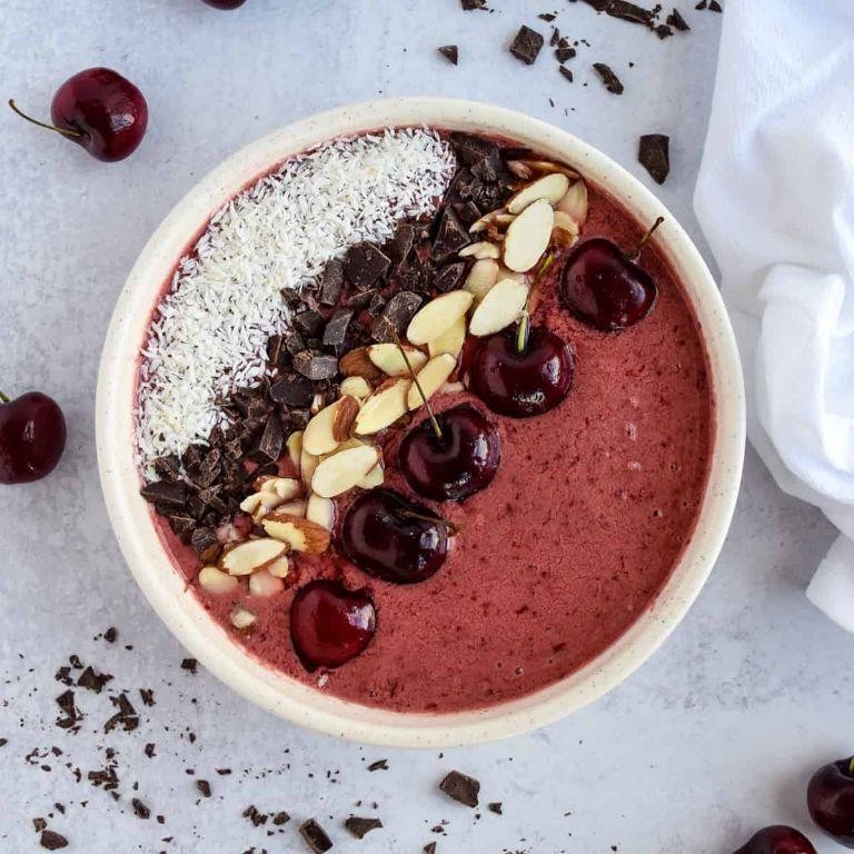 Cherry Almond Smoothie Bowl