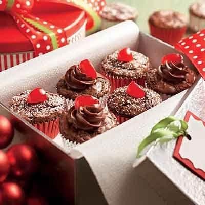Cherry Chocolate Mini Brownie Bites