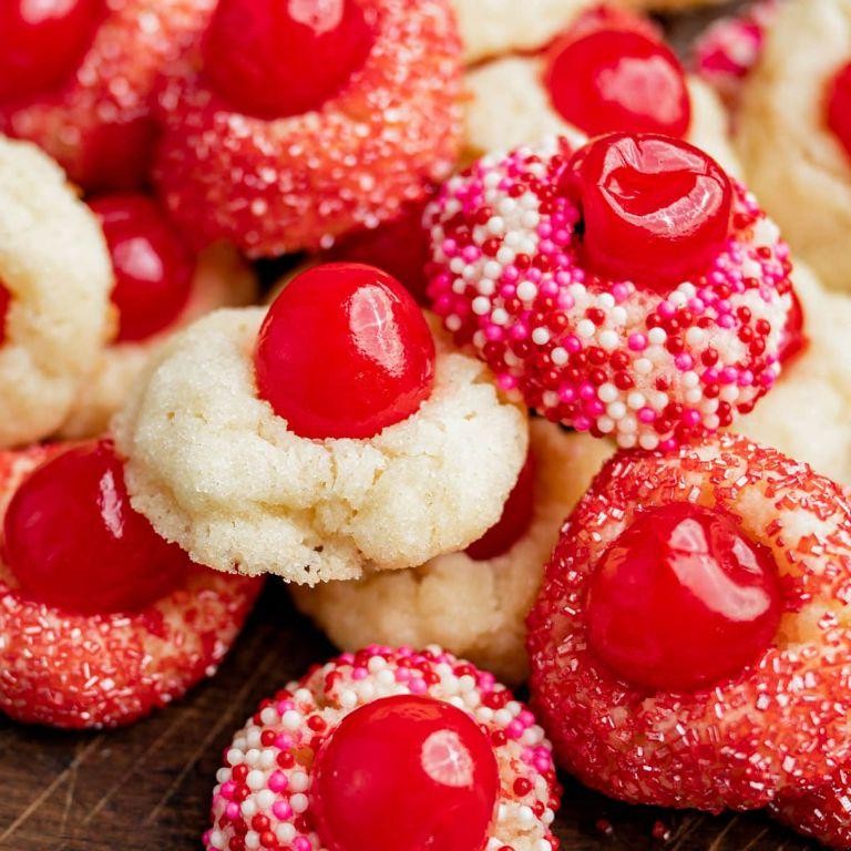 Cherry Cream Cheese Cookies