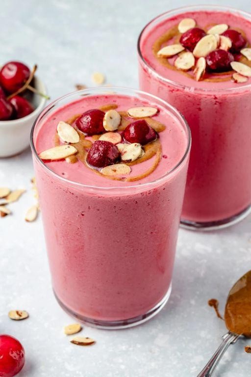Cherry Vanilla Almond Smoothie