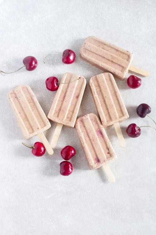 Cherry Vanilla Popsicles