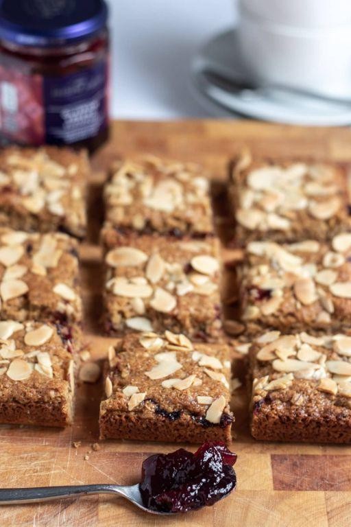 Cherry and Almond Flapjacks