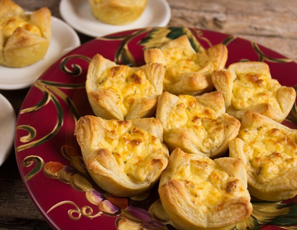 Chicken Alfredo Phyllo Shells