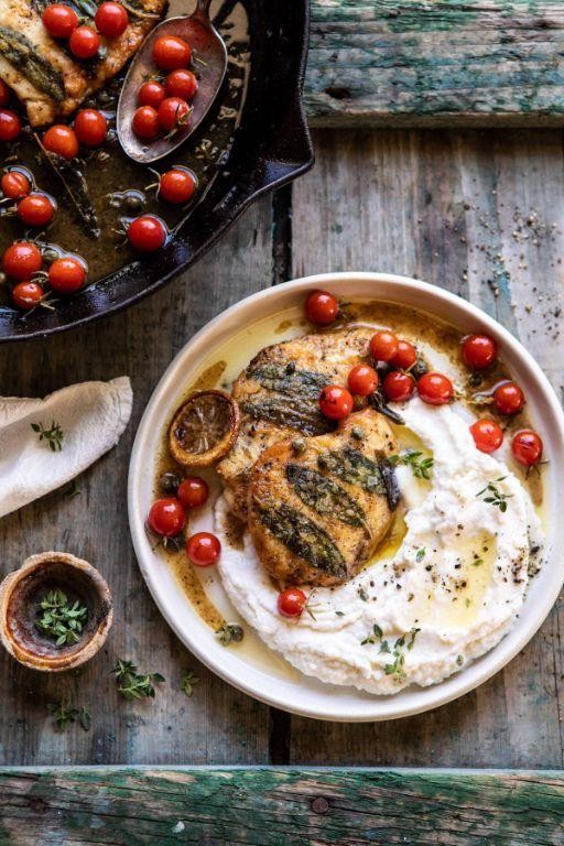 Chicken Breast with Cauliflower Mash