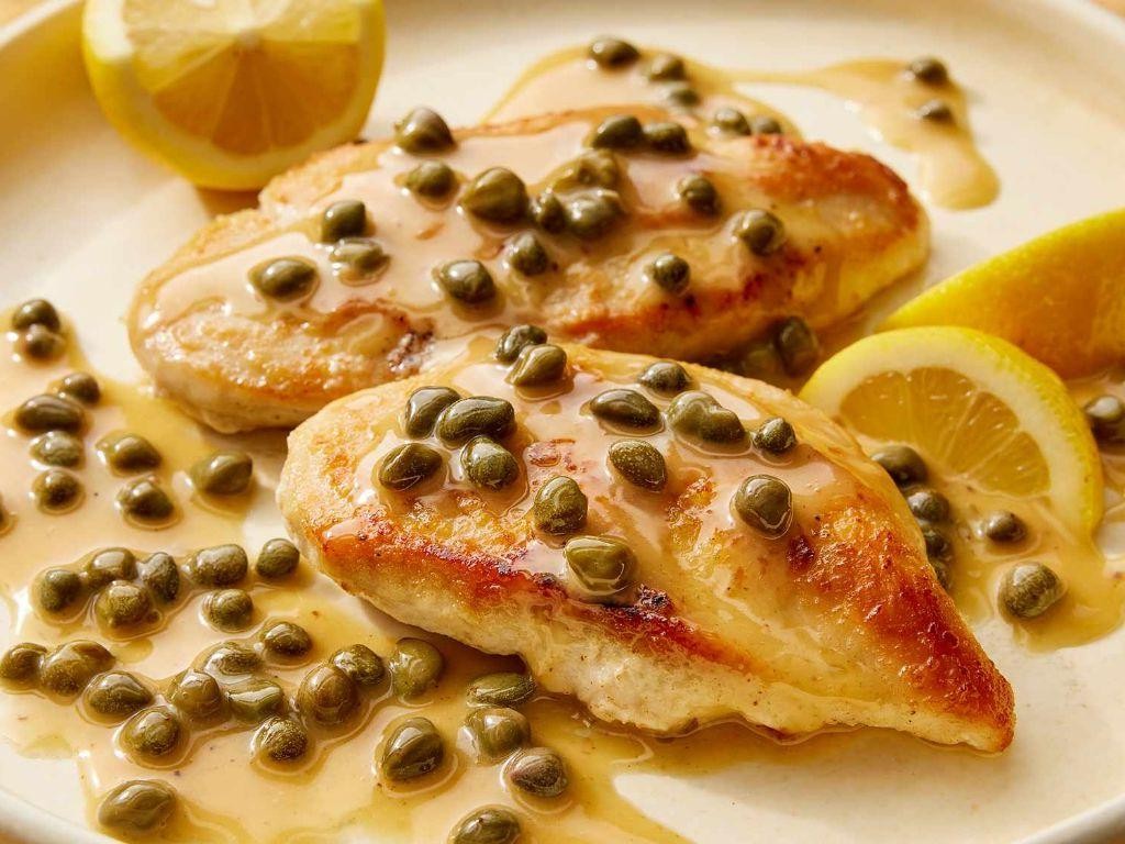 Chicken Breasts with Lemon Caper Sauce