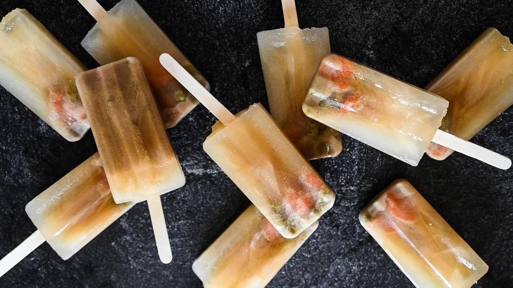 Chicken Broth Pupsicles