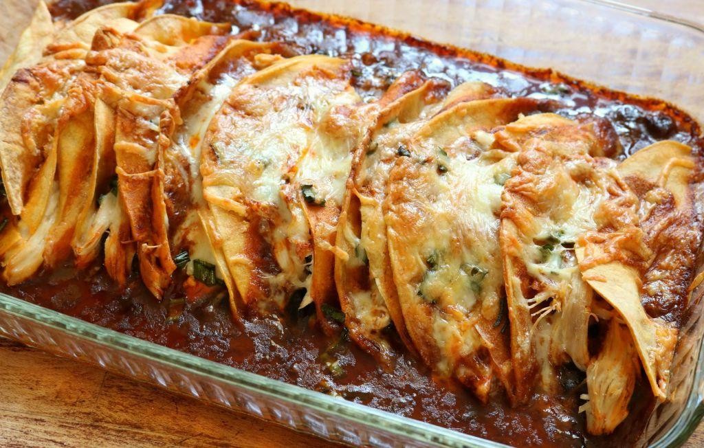 Chicken Enchilada Taco Bake