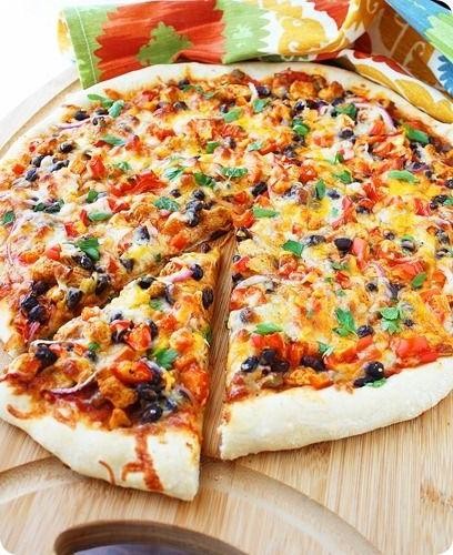 Chicken Fajita Mexican Pizza