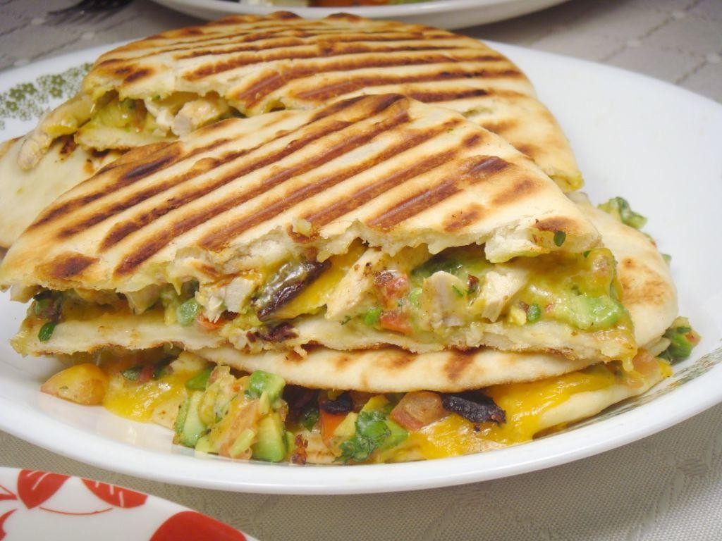 Chicken Panini with Guacamole