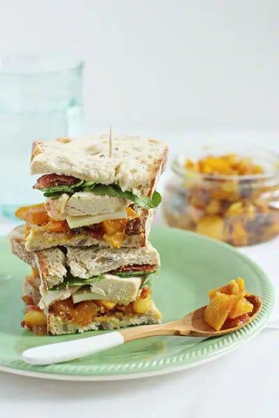 Chicken Panini with Mango Chutney